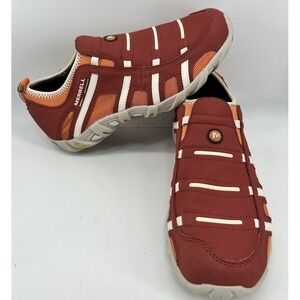 Merrell Continuum Vibram WaterPro Moc Red Slip On Shoes Women's Size 7.5